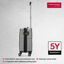 Wenger Cote D' Azure Carry-on Hardside Suitcase, 38 Litres, Silver, Swiss designed-blend of style & function