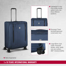 Victorinox Werks Traveler Softside Large Travel Trolley Suitcase Blue
