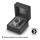 Victorinox Swiss Made Maverick , 43mm, Blue Dial, Stainless Steel Bicolour Men's Watch