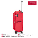 Wenger Fiero-Pro Medium Softside Suitcase, 69 Litres, Red/Black, Swiss designed-blend of style & function