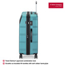 Wenger Static-Pro Large Hardside Suitcase, 106 Litres, Teal, Swiss designed-blend of style & function