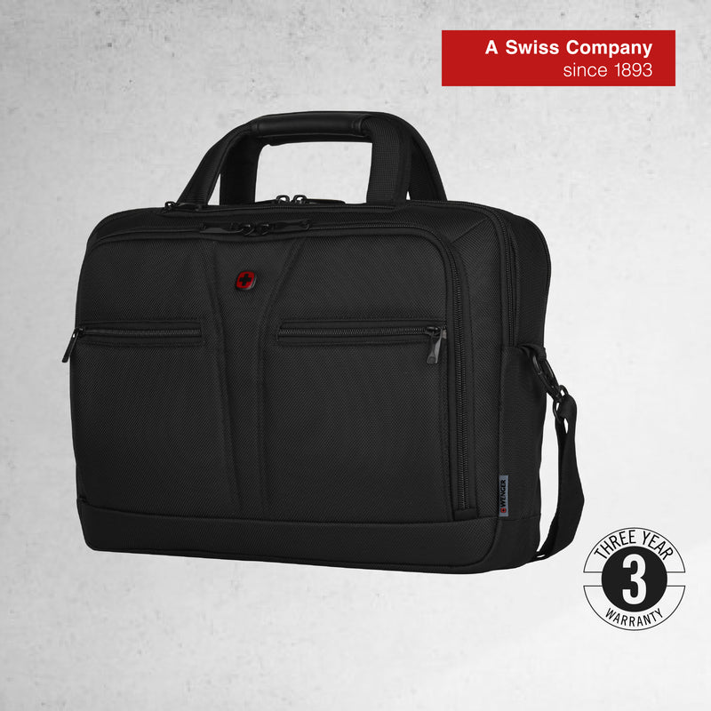 Wenger BC PRO 14/16" Laptop Messenger Bag (11 Litres) Swiss designed -  Black