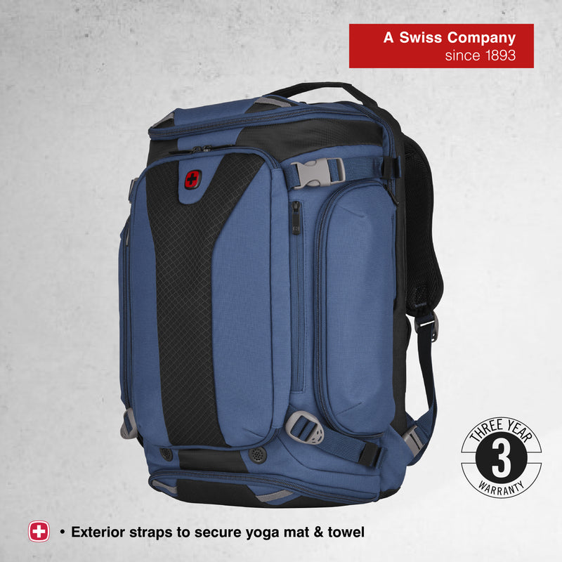 Wenger SPORTPACK Duffle Laptop 16" Backpack (32 Litres) Swiss Designed - Blue