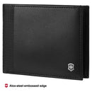 Victorinox Altius Alox, Leather Bi-Fold Wallet, Black