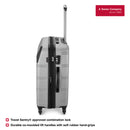 Wenger Static Medium Hardside Suitcase, 67 Litres, Silver, Swiss designed