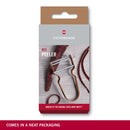 Victorinox Swiss Made Multipurpose REX Peeler/ Vegetable SCRAPPER, Normal Straight Edge, Aluminium Cinnamon