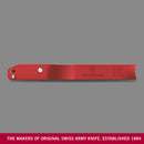 Victorinox Swiss Made REX Peeler/ Vegetable Scrapper Normal Straight Edge Aluminium red