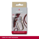 Victorinox Swiss Made Multipurpose REX Peeler/ Vegetable SCRAPPER, Normal Straight Edge, Aluminium Cashew