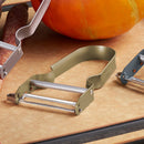 Victorinox Swiss Made Multipurpose REX Peeler/ Vegetable SCRAPPER, Normal Straight Edge, Aluminium Cashew