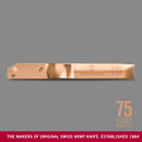 Victorinox Swiss Made Multipurpose REX Peeler/ Vegetable SCRAPPER 75 Years Special Edition 2022, Rose Gold