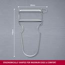 Victorinox Multipurpose STAR Peeler/ Vegetable SCRAPPER Normal Straight Edge, Silver Swiss Made