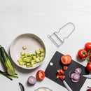 Victorinox Multipurpose STAR Peeler/ Vegetable SCRAPPER Normal Straight Edge, Silver Swiss Made