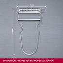 Victorinox Swiss Made Multipurpose STAR Peeler/ Vegetable SCRAPPER Julienne Edge, Silver