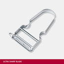 Victorinox Swiss Made Multipurpose STAR Peeler/ Vegetable SCRAPPER Julienne Edge, Silver
