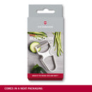 Victorinox Swiss Made Multipurpose RAPID Peeler/ Vegetable SCRAPPER, Julienne Edge, White
