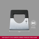 Victorinox Fibrox Handle Stainless Steel Bread & Pastry Knife, Black, 15cm, Swiss Made