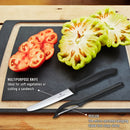 Victorinox Swiss Made Swiss Classic Set of 6 Knife Set - Stainless Steel Paring Knives, Black