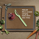 Victorinox Carbon Steel "Trend Colours Special Edition" 11cm Wavy Edge Knife/Peeler,Apple Green, Swiss Made