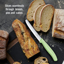 Victorinox Carbon Steel "Trend Colours Special Edition" 11cm Wavy Edge Knife/Peeler,Apple Green, Swiss Made