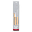 Victorinox Carbon Steel "Trend Colours Special Edition" 11 & 8cm Wavy/Straight Edge,Peeler,Tangerine, Swiss Made