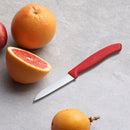 Victorinox Swiss Made Swiss Classic Stainless Steel Cutting & Chopping Kitchen Knife, 8 cm, Red, Swiss Made