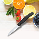 Victorinox Swiss Made Swiss Classic Stainless Steel Cutting & Chopping Kitchen Knife, Wavy Edge, 8 cm, Black