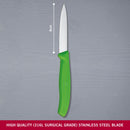 Victorinox Swiss Made Stainless Steel Swiss Classic Paring Knife, Kitchen Tools, Kitchen Items, 8 cm Straight Edge, Green