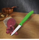 Victorinox Swiss Made Stainless Steel Swiss Classic Paring Knife, Kitchen Tools, Kitchen Items, 8 cm Straight Edge, Green