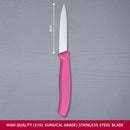 Victorinox Swiss Made Stainless Steel Swiss Classic Paring Knife, Kitchen Tools, Kitchen Items, 8 cm Straight Edge, Pink