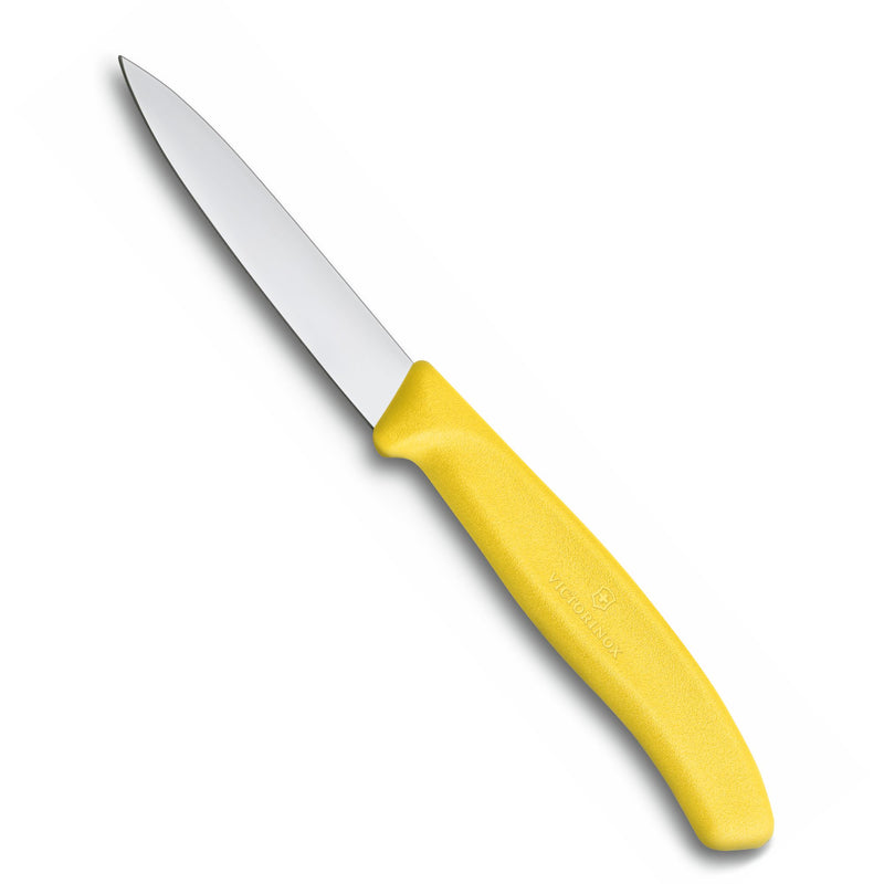 Victorinox Stainless Steel Kitchen Knife, "Swiss Classic" Straight Edge, 8 cm, Green, Swiss Made