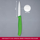 Victorinox Swiss Made Stainless Steel Kitchen Knife, "Swiss Classic" Serrated Edge, 8 cm, Green