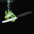 Victorinox Swiss Made, Stainless Steel Swiss Classic Paring Knife, 11 cm, Black, Multipurpose Knife