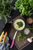 Victorinox Swiss Made Swiss Classic Stainless Steel Butcher's Knife,Steak & Pizza Knife,12 cm, Pink