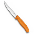 Victorinox Swiss made Swiss Classic Stainless Steel Butcher's Knife,Steak & Pizza Knife,12 cm,Orange