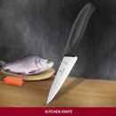 Victorinox Swiss Made Swiss Classic Stainless Steel Carving Knife, Straight Blade, Black, 12 cm