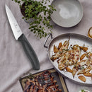 Victorinox Swiss Made Swiss Classic Stainless Steel Carving Knife, Straight Blade, Black, 12 cm