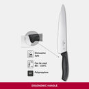 Victorinox Swiss Made Swiss Classic Stainless Steel Carving Knife, Straight Blade, Black, 22 cm