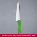 Victorinox Swiss Made Swiss Classic Stainless Steel Carving/Cutting Knife,Straight Blade,Green,19 cm