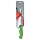 Victorinox Swiss Made Swiss Classic Stainless Steel Carving/Cutting Knife,Straight Blade,Green,19 cm