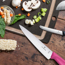 Victorinox Swiss Made Swiss Classic Stainless Steel Carving/Cutting Knife,Straight Blade,Pink,19 cm