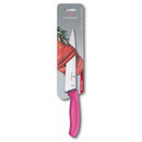 Victorinox Swiss Made Swiss Classic Stainless Steel Carving/Cutting Knife,Straight Blade,Pink,19 cm