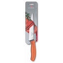 Victorinox Swiss Made Swiss Classic Stainless Steel for Carving/Cutting,Straight Blade,Orange,19 cm