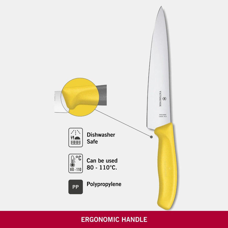 Victorinox, Swiss Classic, Carving knife, 19 cm, Yellow