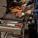 Victorinox Swiss Made Swiss Classic Stainless Steel Stamped Santoku Chef Knife,Fluted Edge, 17 cm, Black,