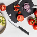 Victorinox Swiss Modern Tomato and Table Knife, Wavy Edge 11 Cm, Black, Swiss Made