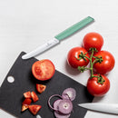 Victorinox "Swiss Modern" Kitchen Knife, Round Tip Wavy Edge, 11 cm, Mint Green, Swiss Made
