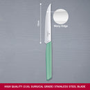 Victorinox “Swiss Modern” Steak & Pizza Knife, Stainless Steel, 12 cm, Mint Green, Swiss Made