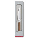 Victorinox Swiss Modern Chef/Vegetable/Carving/Meat Knife, Walnut Wood Handle, 15 cm, Swiss Made