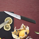 Victorinox Swiss Modern Stainless Steel Carving Knife for Chefs & Home Use,15cm, Black, Swiss Made