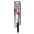 Victorinox Swiss Modern Carving Knife, Stainless Steel, Straight Blade, 22 cm, Black, Swiss Made